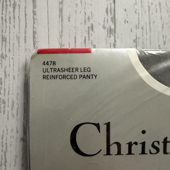 Christian Dior 4478 L'ALLURE Ultra Sheer Panty Top Crystal Gray Size 2 Vintage - Picture 4 of 11